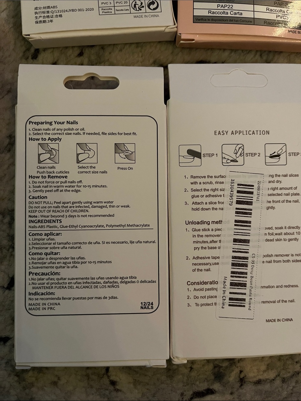 Bulk fake nails in packages - Picture 5 of 8